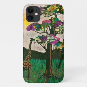 Giraffe on the Planes of Africa iPhone 11 Case