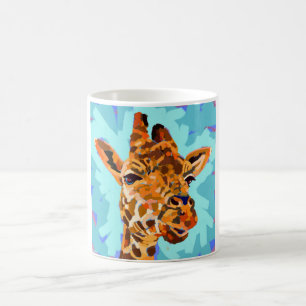 Giraffe Painting - Gift for Animal Lovers Coffee Mug