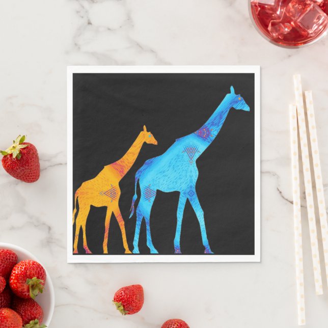 Giraffe Paper Napkin (Insitu)