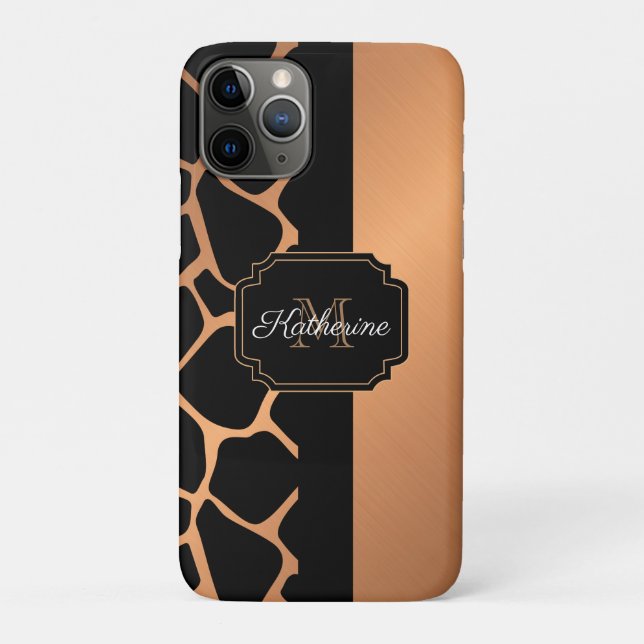 Giraffe Pattern Case-Mate iPhone Case (Back)