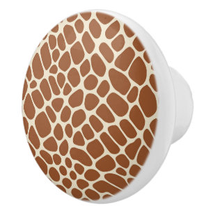 Giraffe Pattern Ceramic Knob