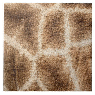 Giraffe pattern ceramic tile