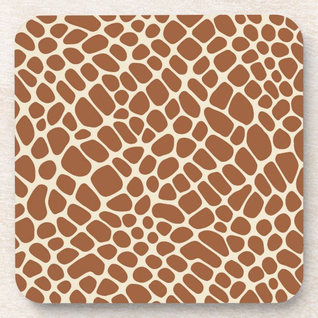 Giraffe Pattern Coaster (Front)