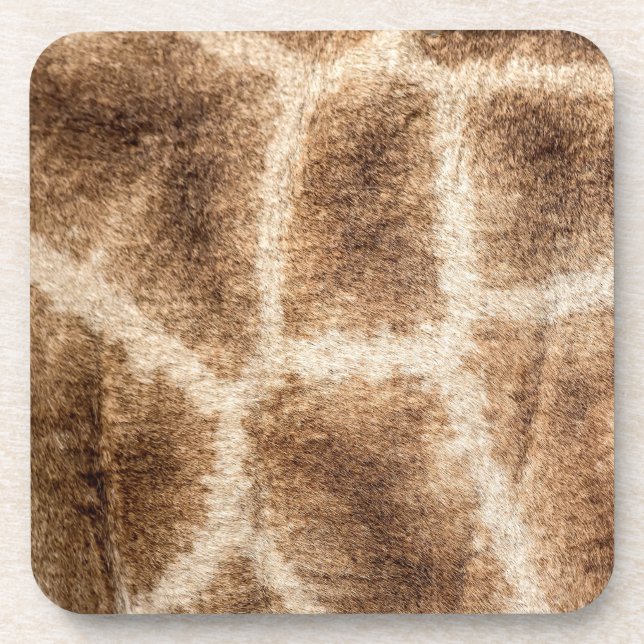 Giraffe pattern coaster (Front)