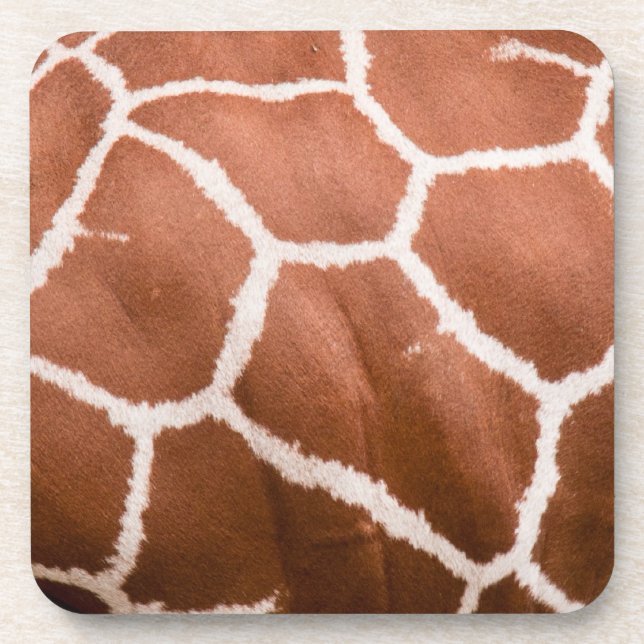Giraffe pattern coaster (Front)