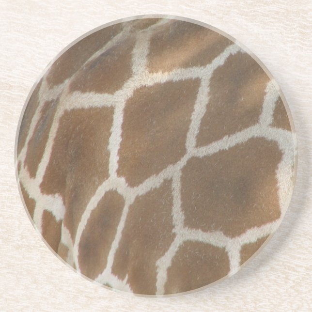 Giraffe Pattern Coasters (Front)