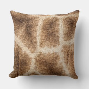 Giraffe pattern cushion