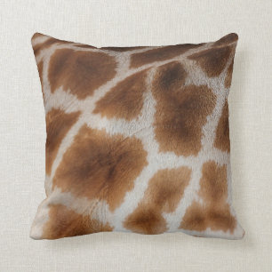 Giraffe pattern cushion