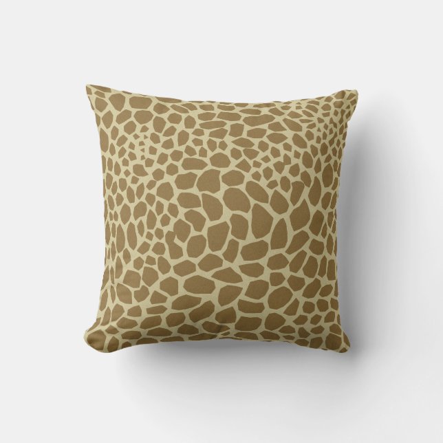 Giraffe Pattern Cushion (Front)