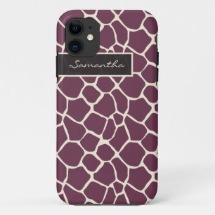 Giraffe Pattern iPhone 5 Case-Mate Case (purple)