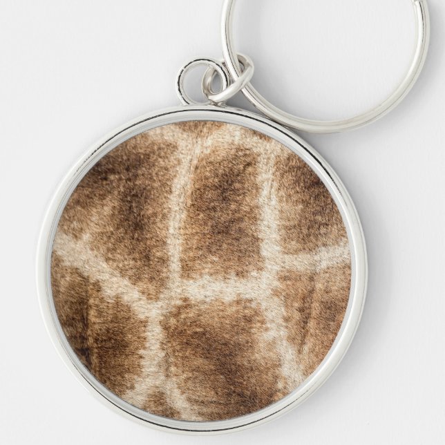 Giraffe pattern key ring (Front)