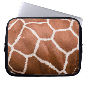 Giraffe pattern laptop sleeve