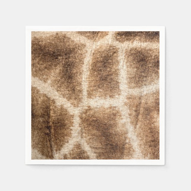 Giraffe pattern napkin (Front)