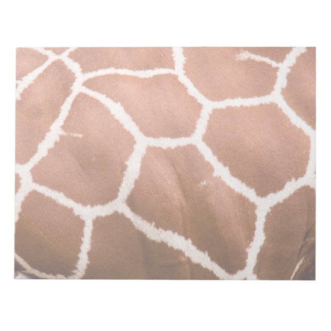 Giraffe pattern notepad (Front)