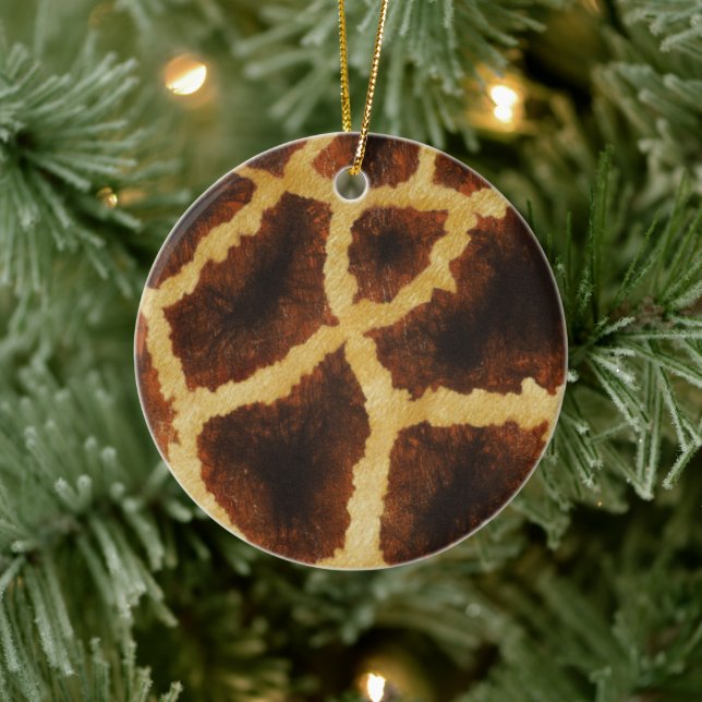 Giraffe Pattern Ornament (Tree)