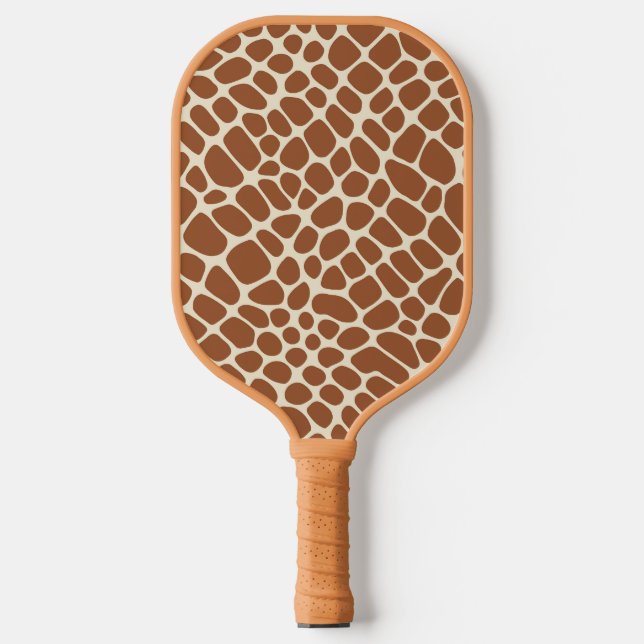 Giraffe Pattern Pickleball Paddle (Front)