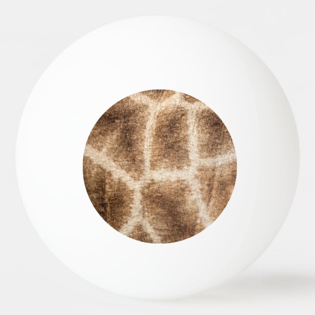 Giraffe pattern ping pong ball (Back)