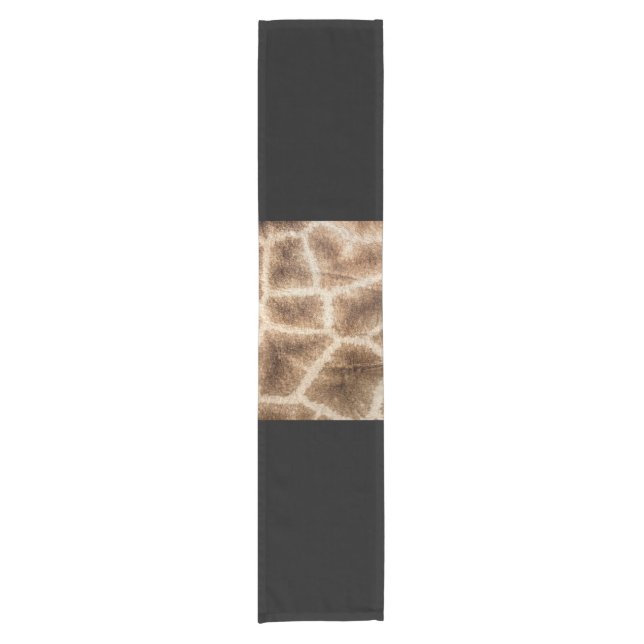 Giraffe pattern short table runner (Front)