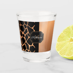 Giraffe Pattern Shot Glass