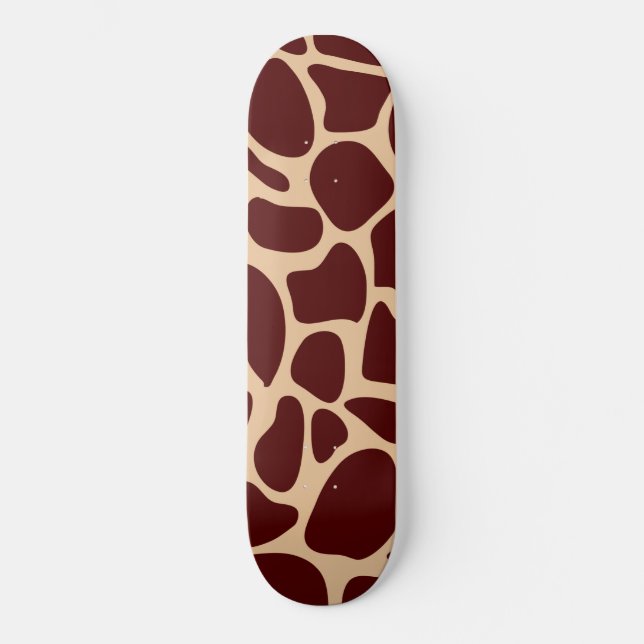 Giraffe Pattern Skateboard (Front)