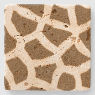 Giraffe Pattern Stone Coaster