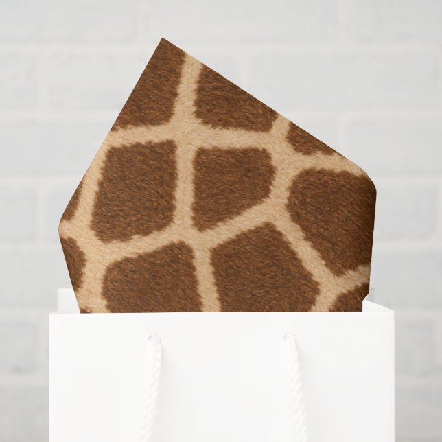 Giraffe Pattern Stylish Gift Wrapping Tissue Paper (Gift Bag)