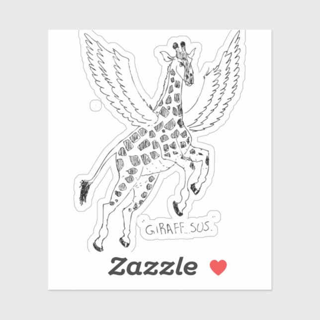 Giraffe + pegasus = Giraffsus (Sheet)