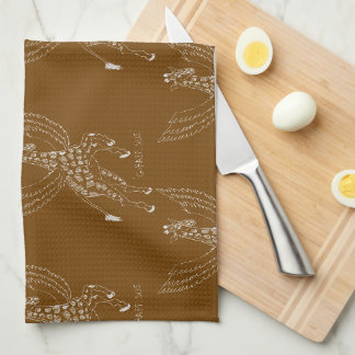 Giraffe + pegasus = Giraffsus Tea Towel