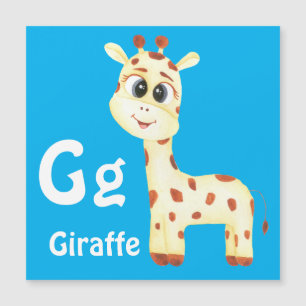 Giraffe personalise ABC: Letter G - Add Your Name