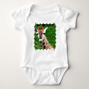 Giraffe Photo Baby T-Shirt Bodysuit