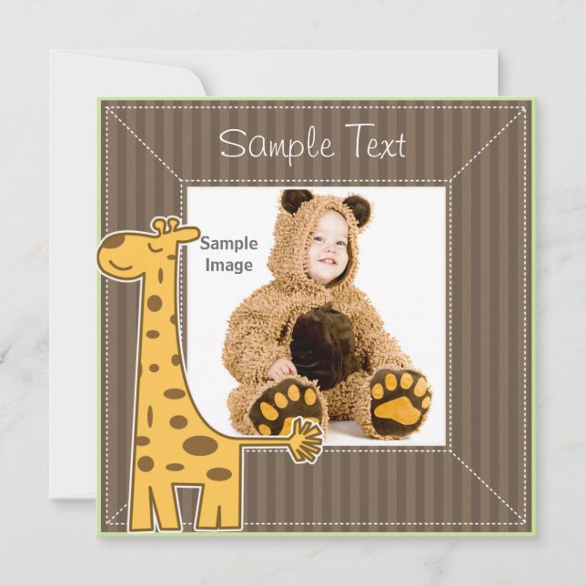 Giraffe Photo Frame (Front)