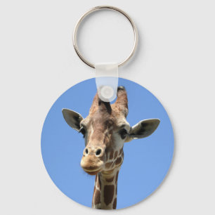Giraffe Photo Key Ring
