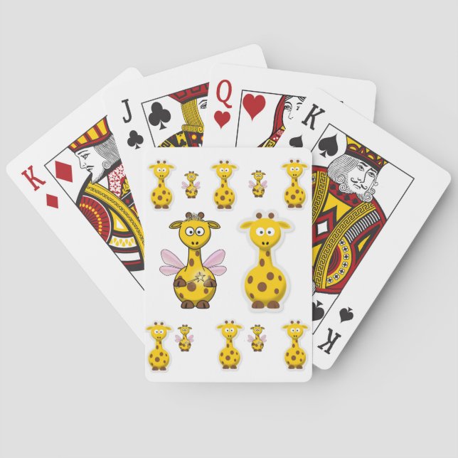 Giraffe Playing Card Deck (Back)