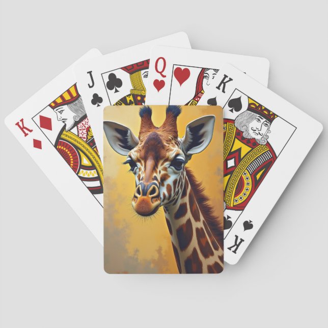 Giraffe  playing cards (Back)