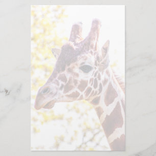 Giraffe Portrait Stationery