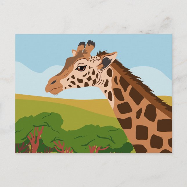 Giraffe Postcard (Front)