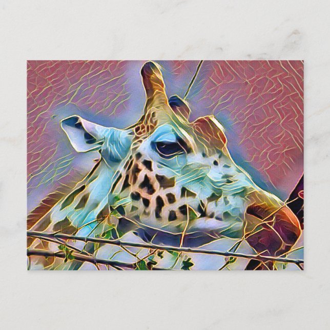 GIRAFFE    POSTCARD (Front)