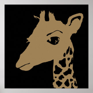giraffe poster