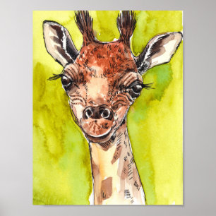 Giraffe Poster