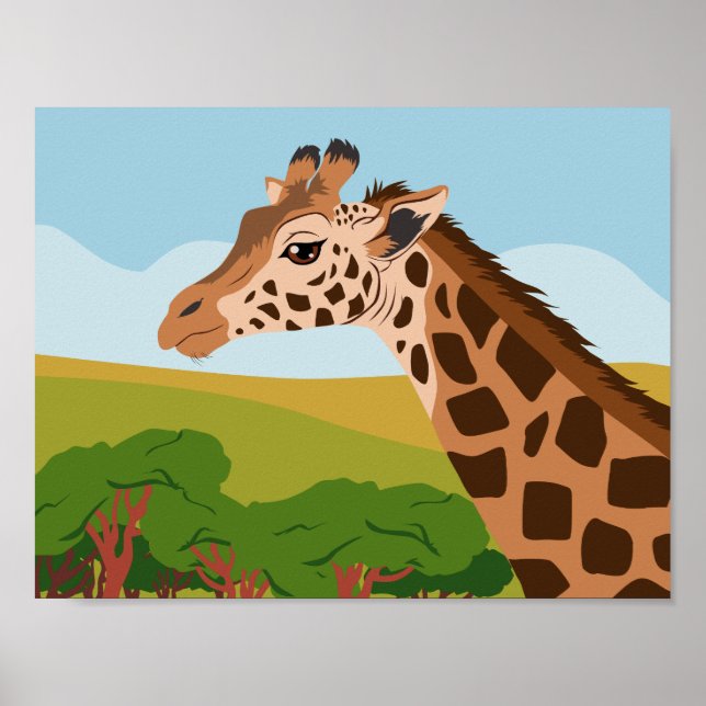 Giraffe Poster (Front)