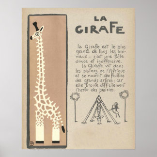 Giraffe Poster