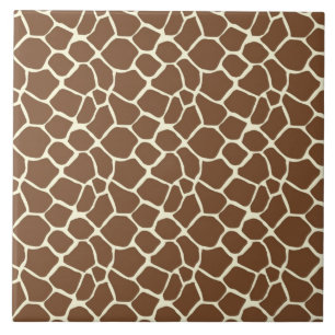 Giraffe Print Ceramic Tile