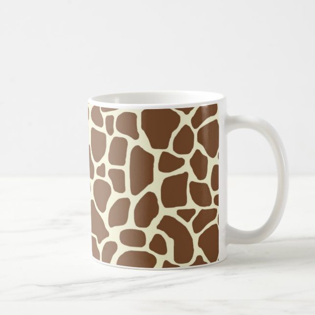 Giraffe print coffee mug (Right)