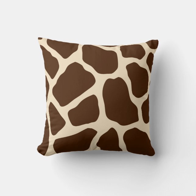 Giraffe Print Cushion (Front)