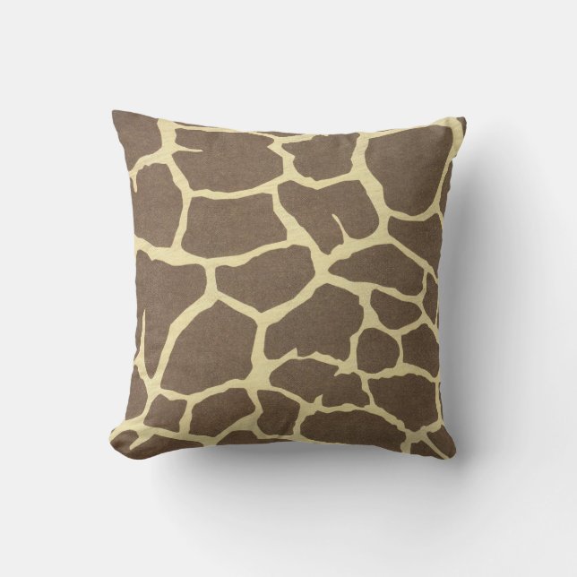 Giraffe Print Cushion (Front)