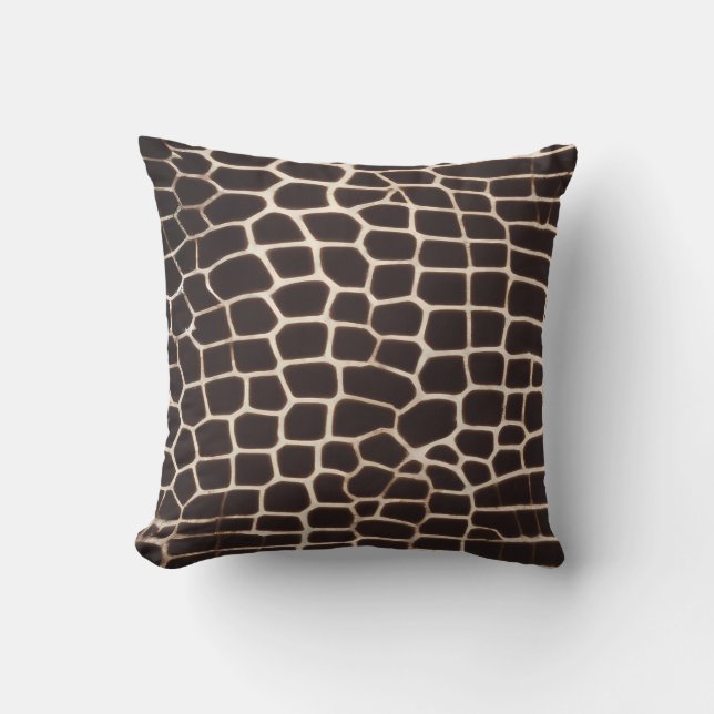 Giraffe Print Cushion (Front)