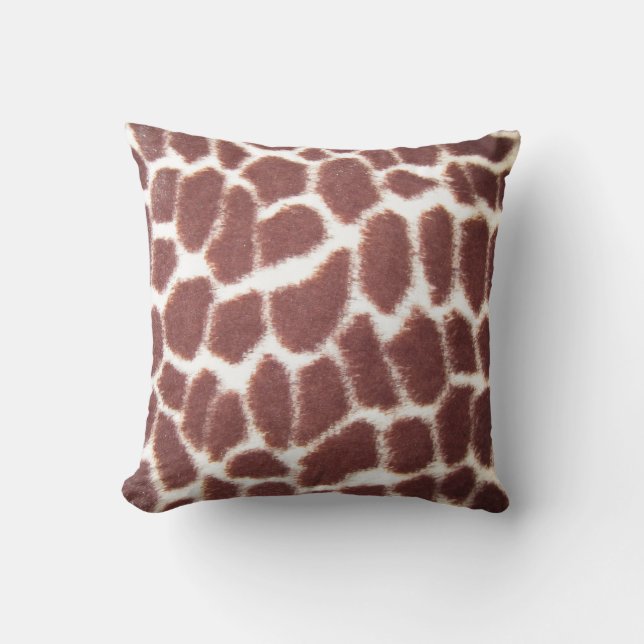 Giraffe Print Cushion (Front)