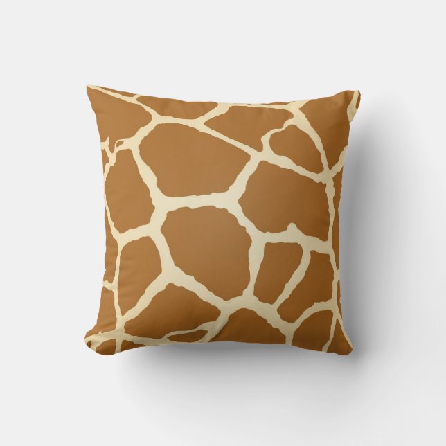 Giraffe Print Cushion (Front)