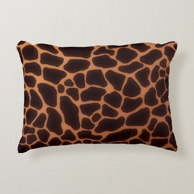 Giraffe Print Decorative Cushion (Front)
