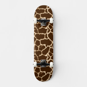 Giraffe Print Design Skateboard